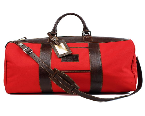 Rot-schwarze PZA Tasche